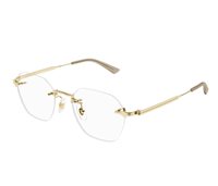 Montura de gafas Montblanc Hombre MB0403O001-GOLD-GOLD-TRANSPARENT50 - MB0403O001-GOLD-GOLD-TRANSPARENT50